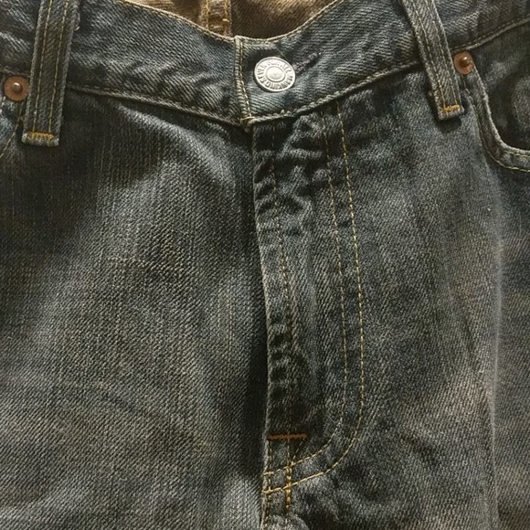 7 for All Mankind Jeans 32 bootcut dark jeans EUC - Picture 4 of 9